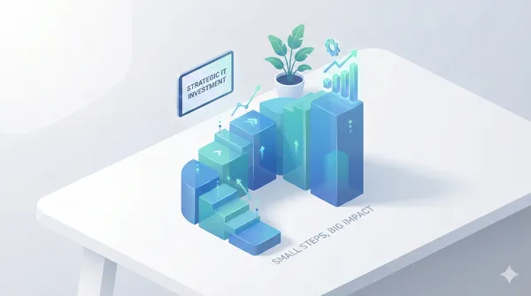 年商100億未満の企業が限られたIT予算を戦略的に投資して高いROIを達成するには？