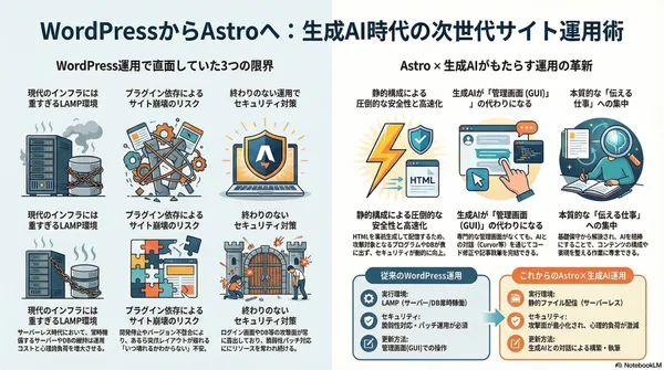 【要約】なぜ公式サイトをWordPressからAstroへ移行したのか
